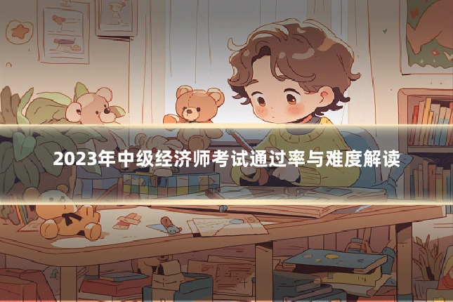 2023年中级经济师考试通过率与难度解读