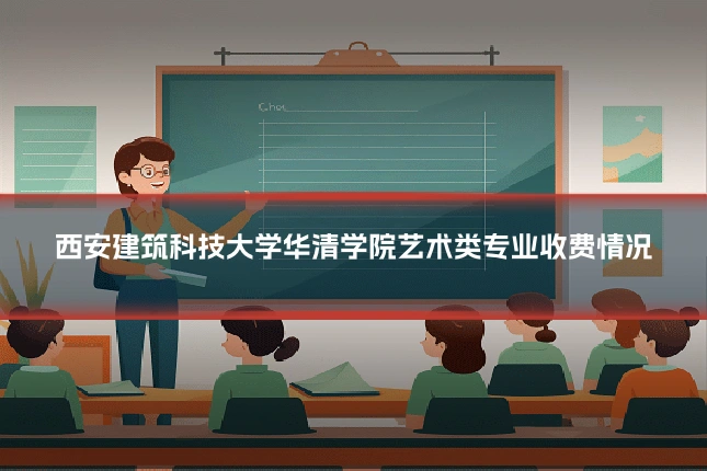 西安建筑科技大学华清学院艺术类专业收费情况