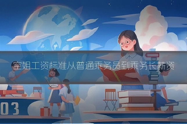 空姐工资标准从普通乘务员到乘务长薪资