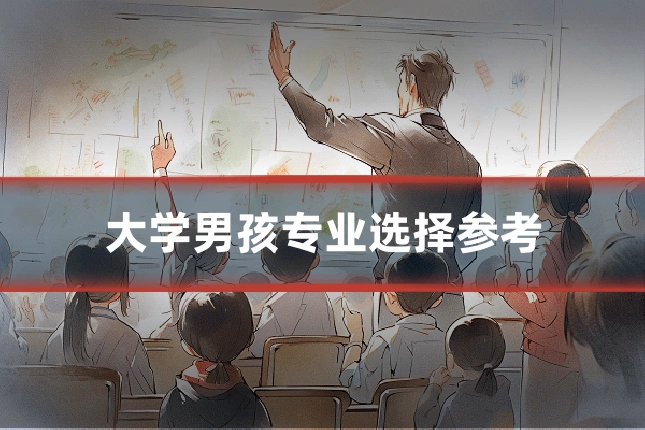 大学男孩专业选择参考