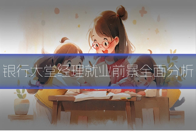 银行大堂经理就业前景全面分析