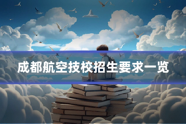 成都航空技校招生要求一览