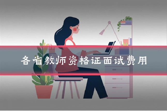 各省教师资格证面试费用