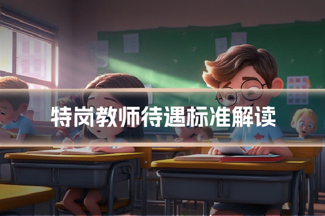 特岗教师待遇标准解读