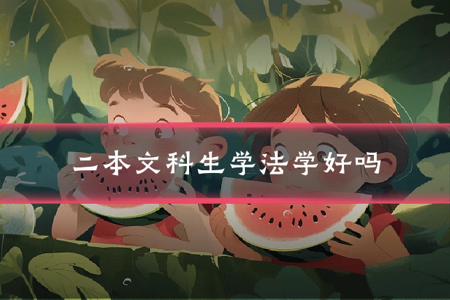 二本文科生学法学好吗