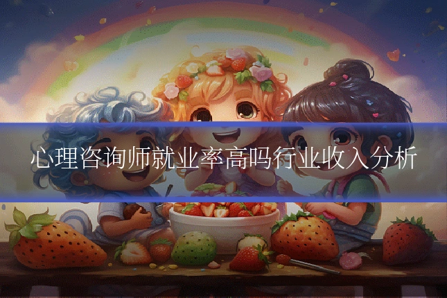 心理咨询师就业率高吗行业收入分析