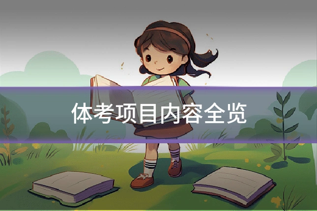 体考项目内容全览