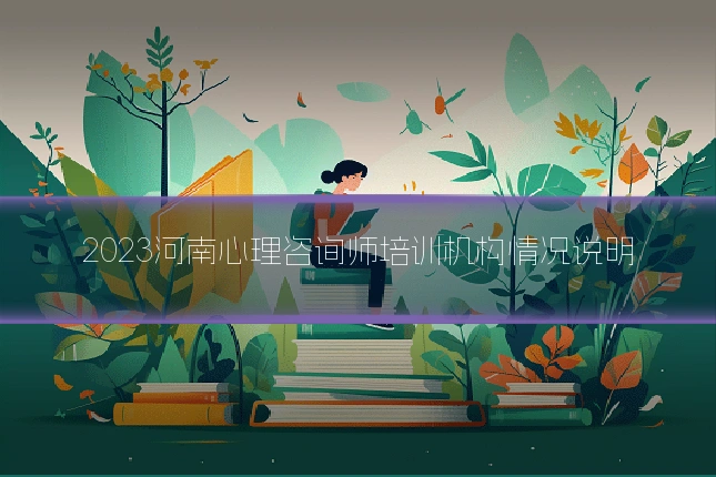 2023河南心理咨询师培训机构情况说明