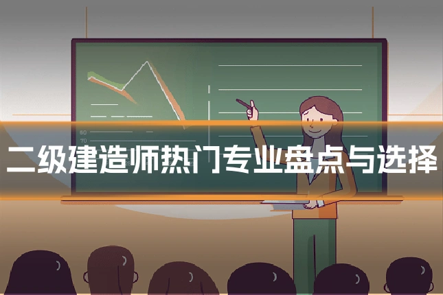 二级建造师热门专业盘点与选择
