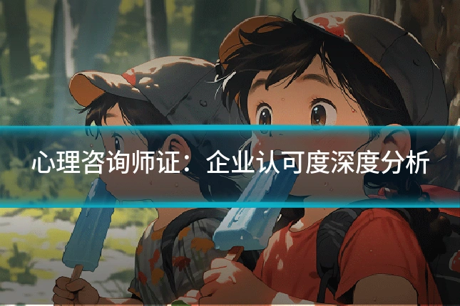 心理咨询师证：企业认可度深度分析