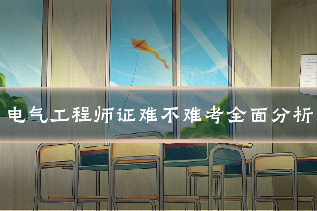 电气工程师证难不难考全面分析