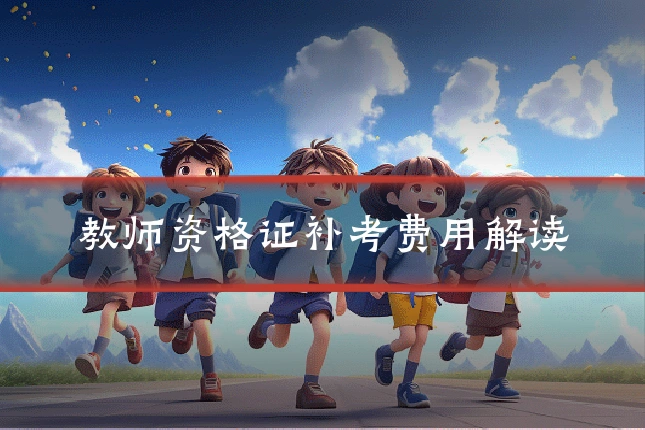 教师资格证补考费用解读