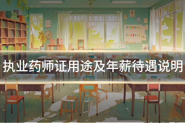 执业药师证用途及年薪待遇说明