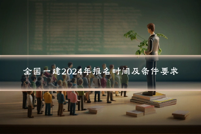全国一建2024年报名时间及条件要求
