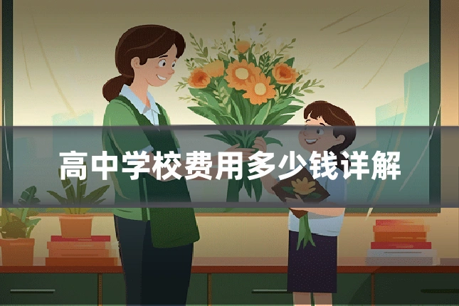 高中学校费用多少钱详解