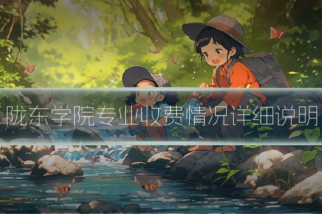 陇东学院专业收费情况详细说明