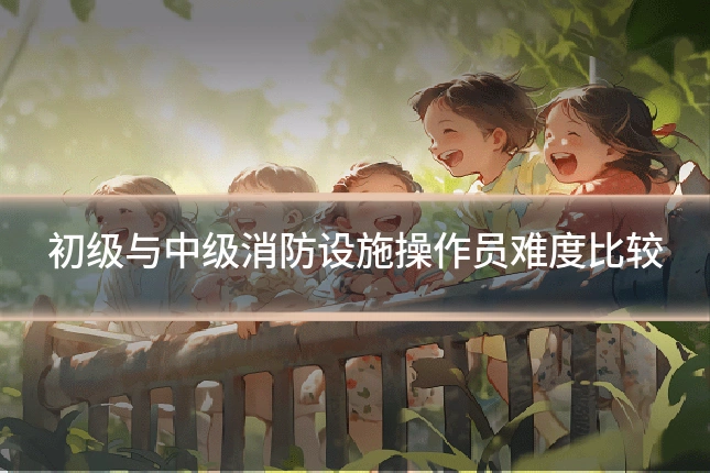 初级与中级消防设施操作员难度比较