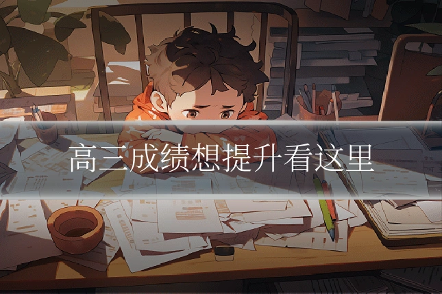 高三成绩想提升看这里