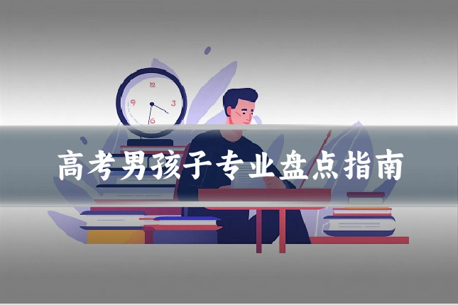 高考男孩子专业盘点指南