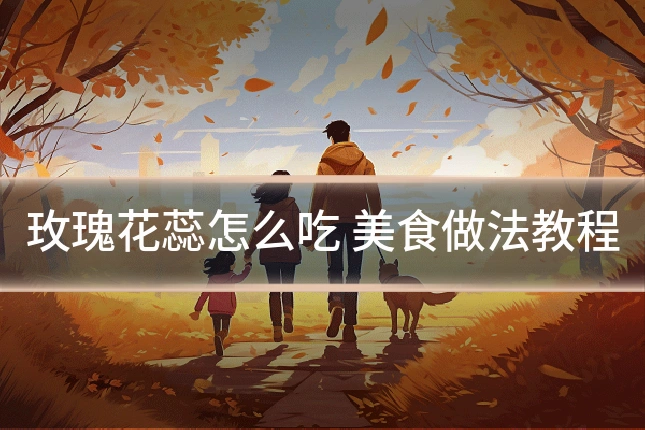 玫瑰花蕊怎么吃 美食做法教程