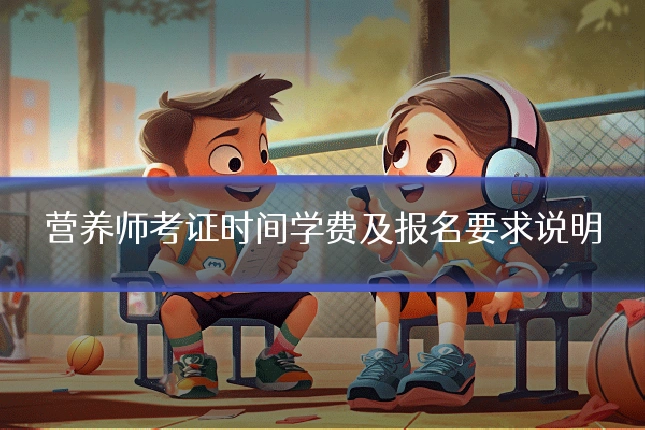 营养师考证时间学费及报名要求说明