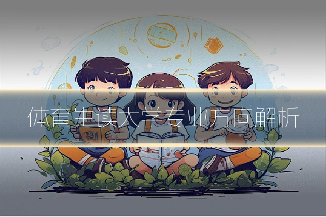 体育生读大学专业方向解析