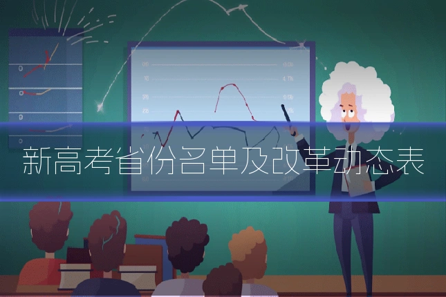 新高考省份名单及改革动态表