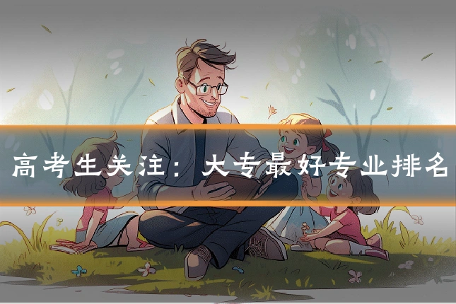 高考生关注：大专最好专业排名