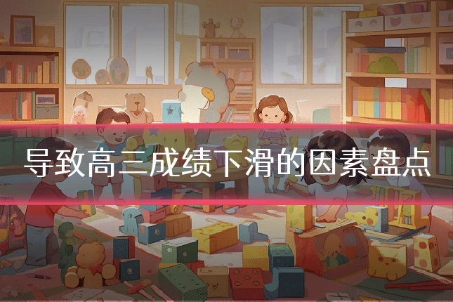 导致高三成绩下滑的因素盘点