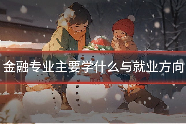 金融专业主要学什么与就业方向