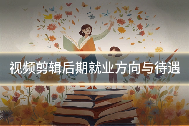 视频剪辑后期就业方向与待遇