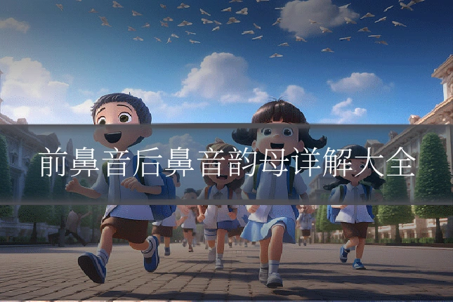前鼻音后鼻音韵母详解大全