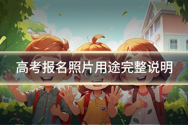 高考报名照片用途完整说明