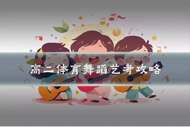高二体育舞蹈艺考攻略