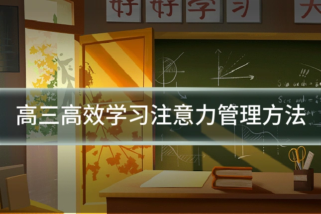 高三高效学习注意力管理方法