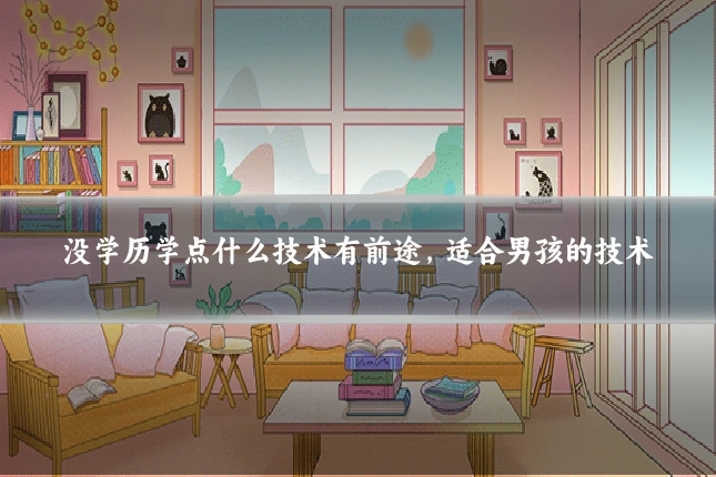 没学历学点什么技术有前途，适合男孩的技术