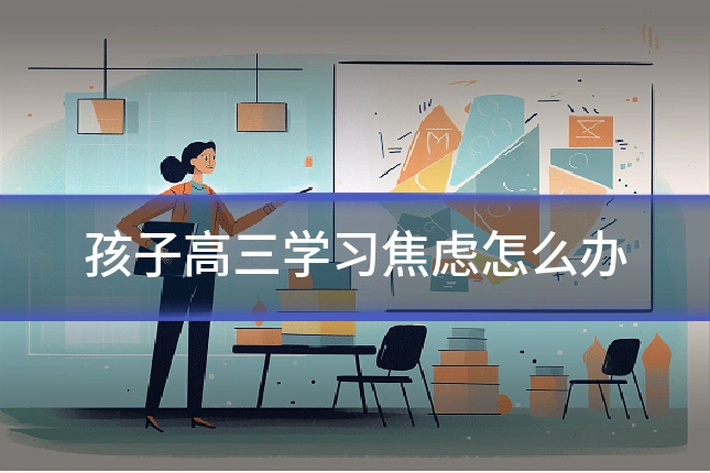 孩子高三学习焦虑怎么办
