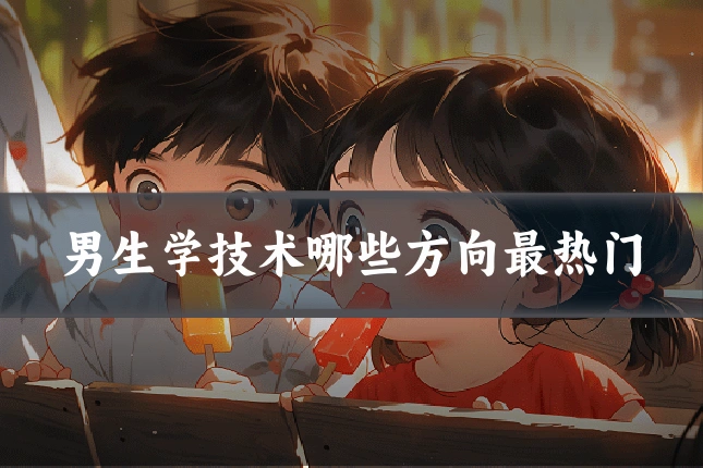 男生学技术哪些方向最热门
