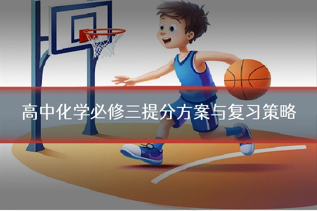 高中化学必修三提分方案与复习策略