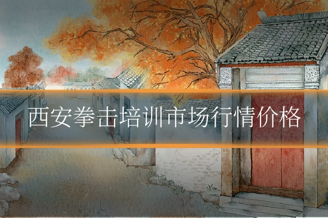 西安拳击培训市场行情价格