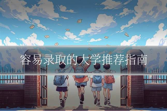 容易录取的大学推荐指南