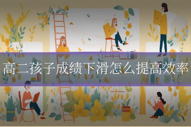 高二孩子成绩下滑怎么提高效率