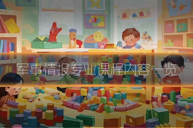 军事情报专业课程内容一览