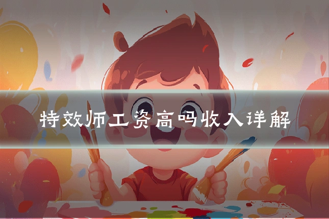 特效师工资高吗收入详解