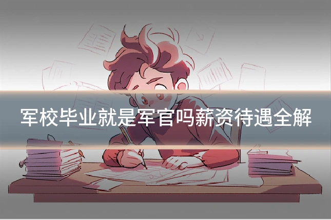 军校毕业就是军官吗薪资待遇全解