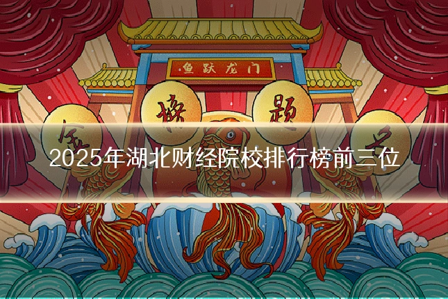 2025年湖北财经院校排行榜前三位