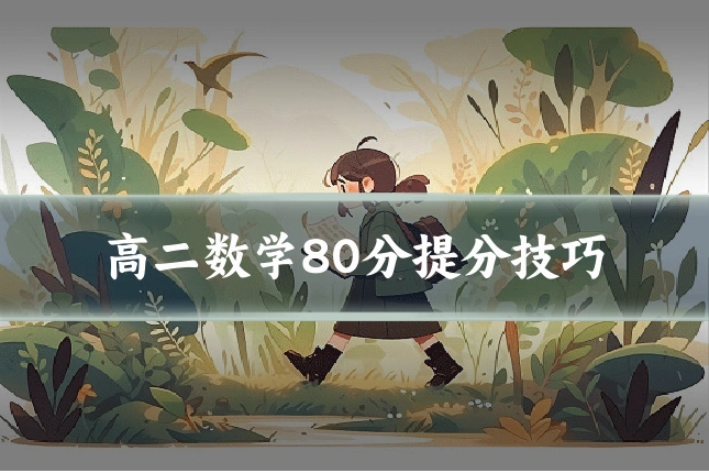 高二数学80分提分技巧