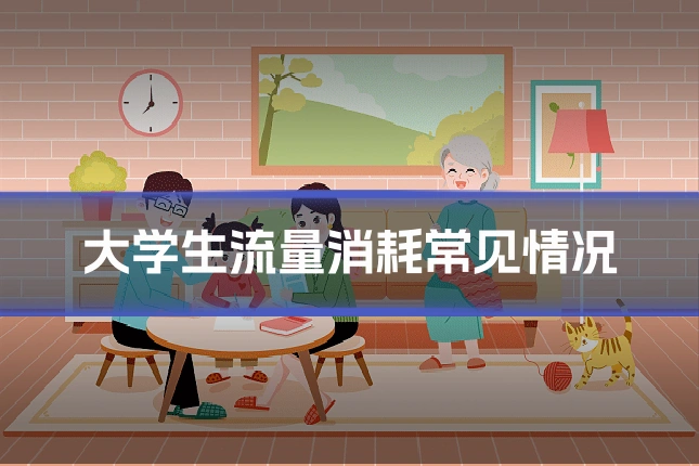 大学生流量消耗常见情况