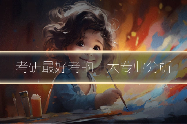 考研最好考的十大专业分析