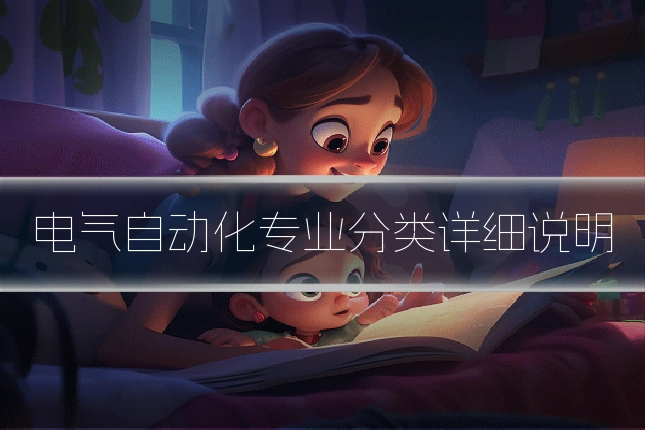 电气自动化专业分类详细说明